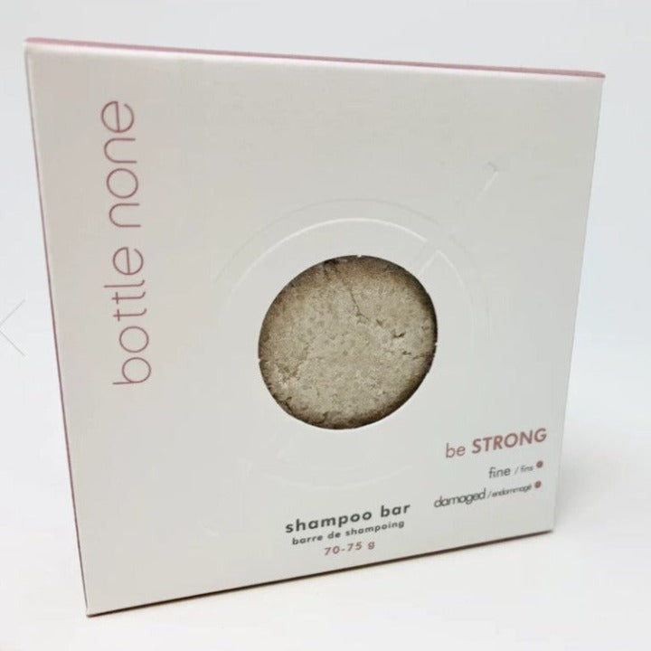 Bottle None Be Strong Shampoo Bar