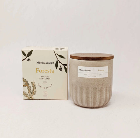 Mimi and August Foresta candle