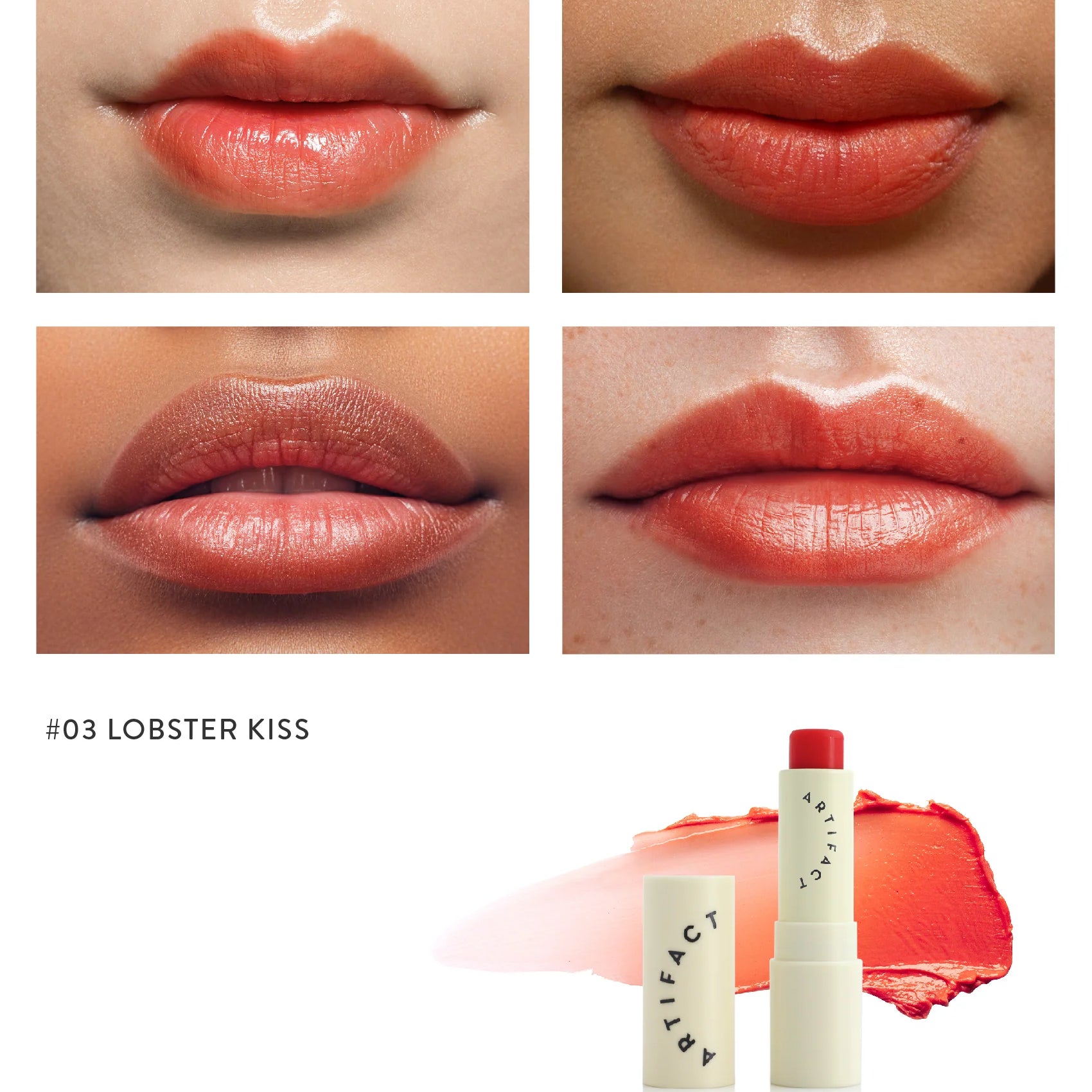 Artifact Soft Sail Blurring tinted lip balm Lobster Kiss