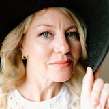 Pure Anada mature model wearing Sweetness lipstick