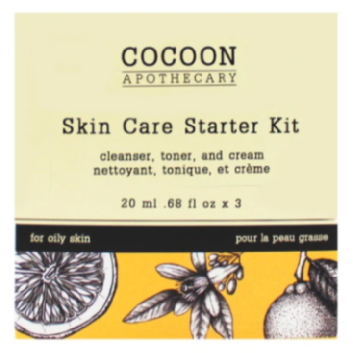 Cocoon Apothecary Skincare Starter Kit for oily skin