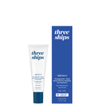 Three Ships Soft Serve lip treatment tube and packaging on a white background