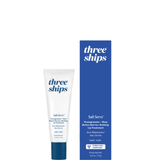 Three Ships Soft Serve lip treatment tube and packaging on a white background