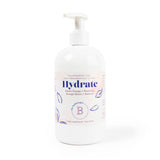The Bathologist Hydrate body lotion bottle on a white background