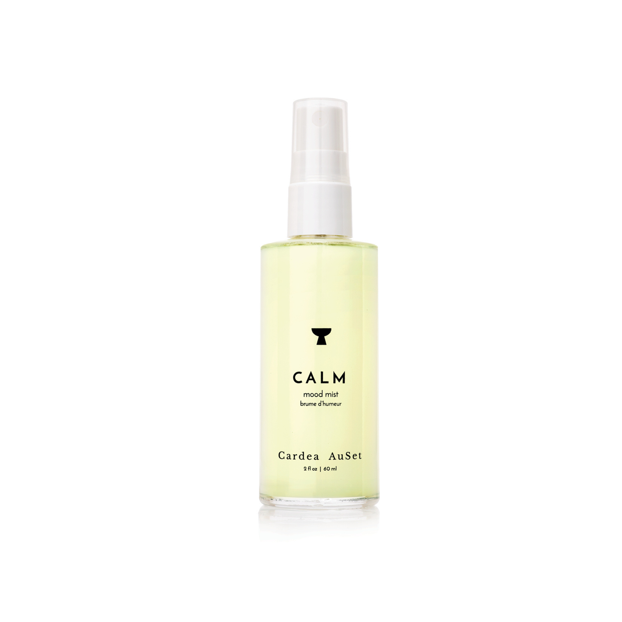 'Calm' body mist spray by Cardea Auset on a white background