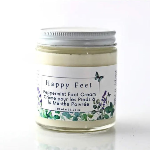 Crème pour les pieds à la menthe poivrée Blooming Wild Botanicals
