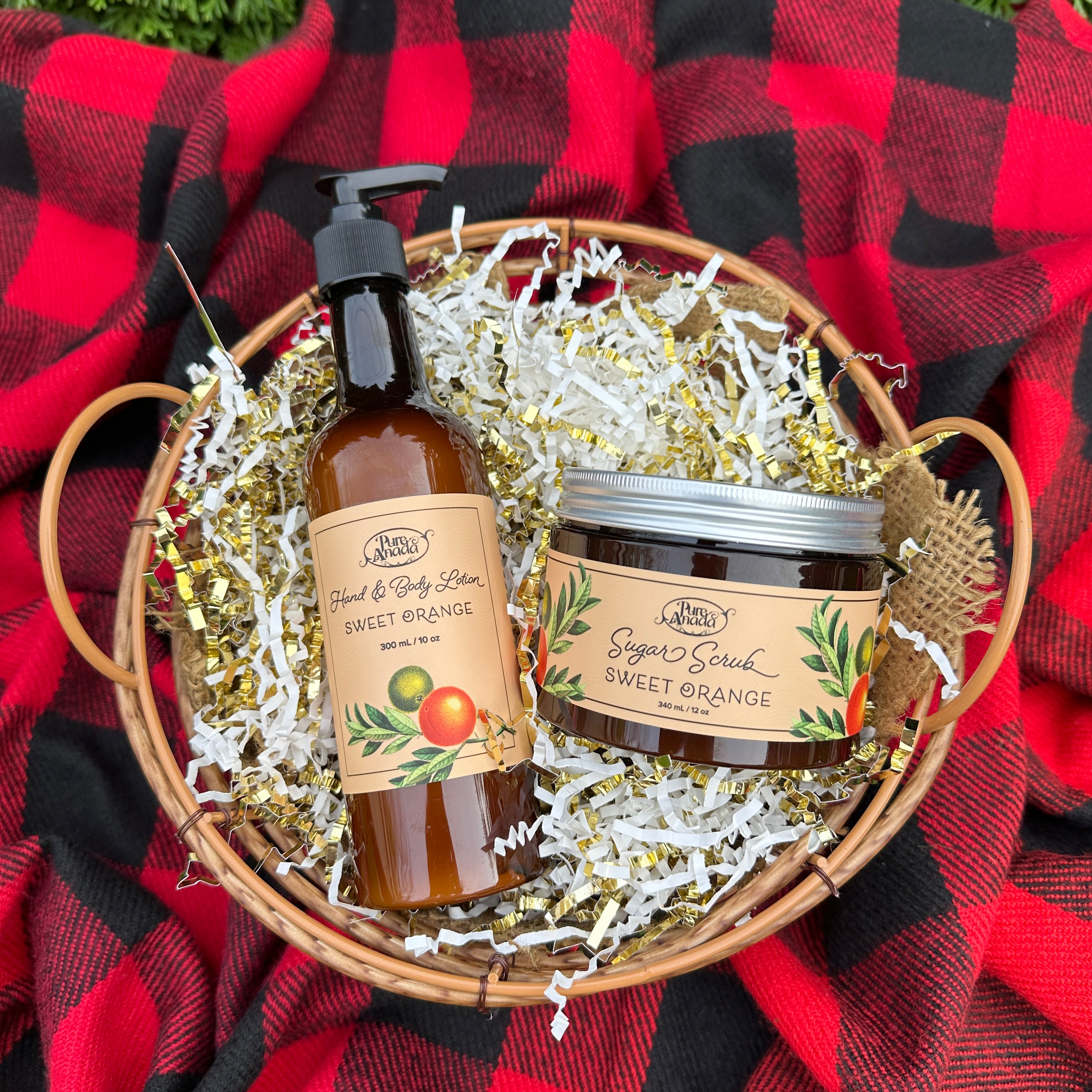 Pure Anada Scrub and Lotion Set