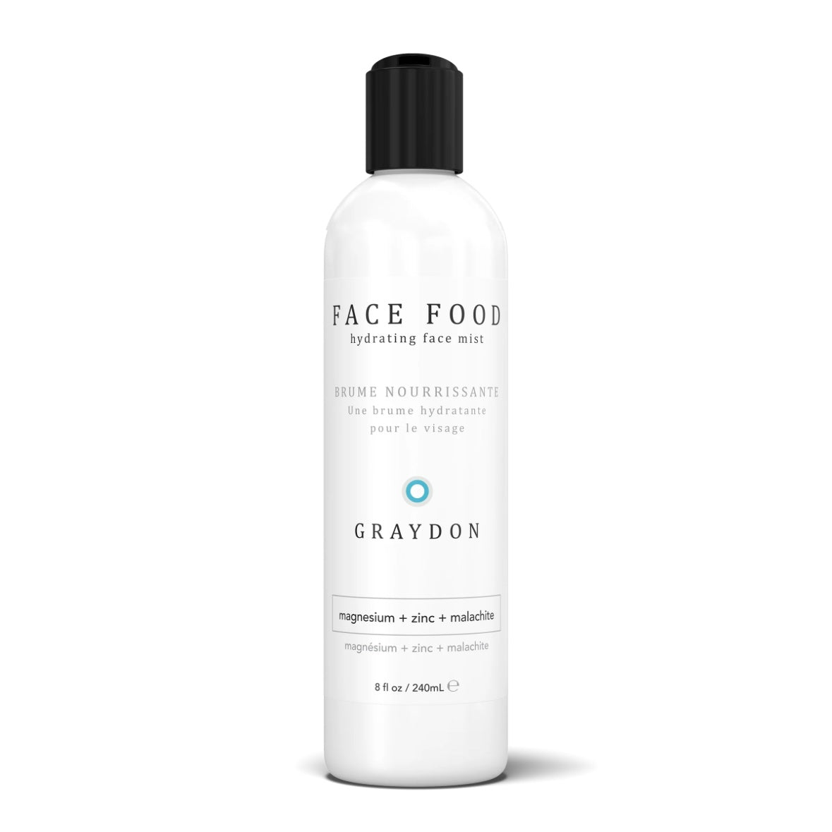 Graydon Skincare Brume minérale alimentaire pour le visage