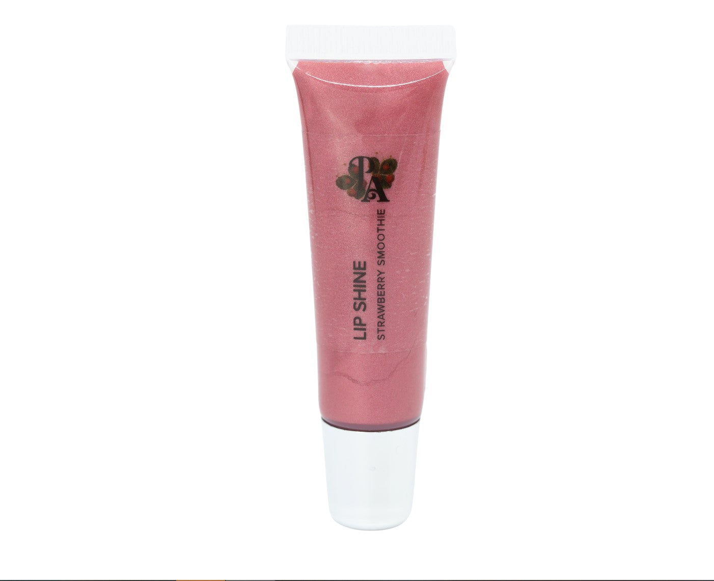 Pink lip balm tube with Pure Anada logo on a white background
