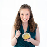 Maria Velve mixing a DIY facial mask