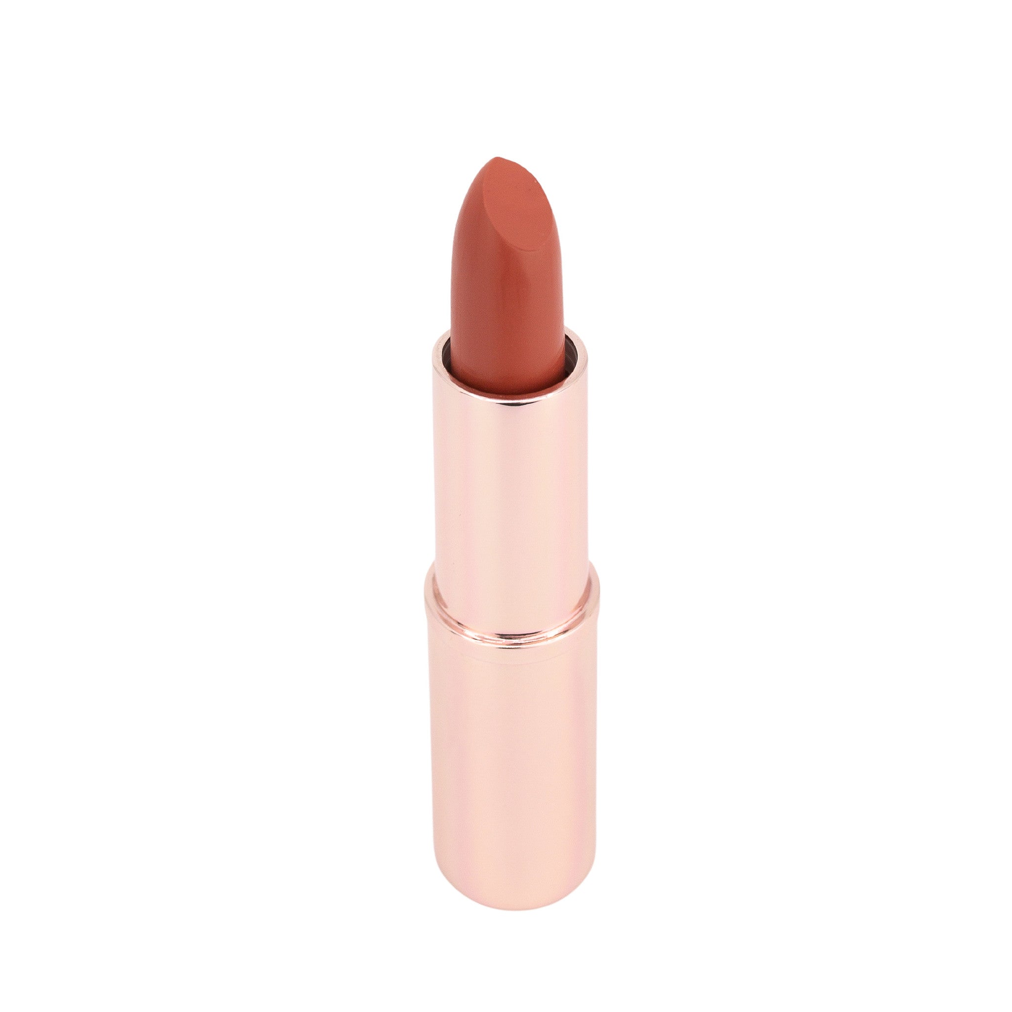 Pure Anada Lipstick with rose gold casing on a white background