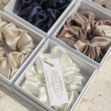 HoneyLux Organic Premium Silk Scrunchie Boxed