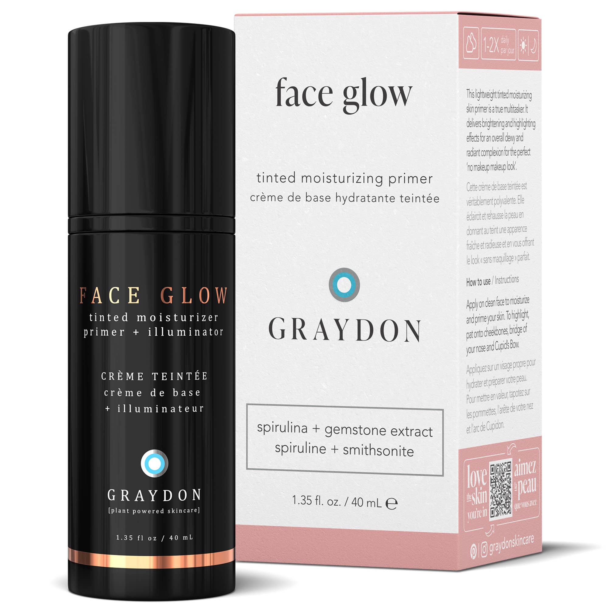 Graydon Face Glow in box