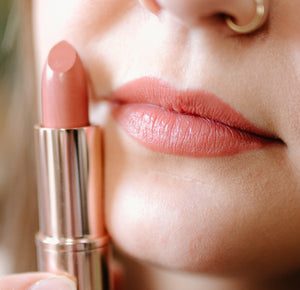 Carefree lipstick on model