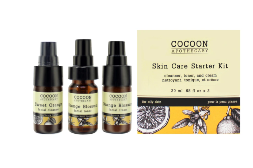 Cocoon Apothecary Skincare Starter Kit for oily skin