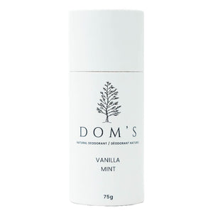 Dom's Natural Stick Deodorant - Vanilla Mint