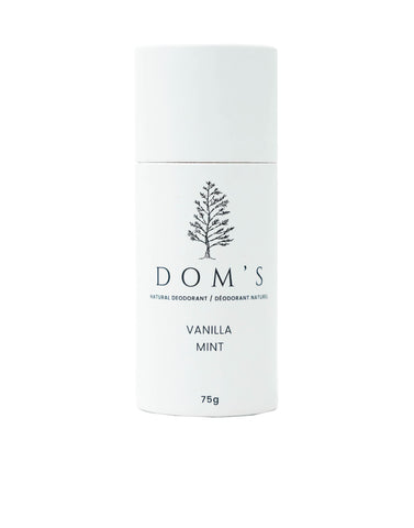 Dom's Natural Stick Deodorant - Vanilla Mint